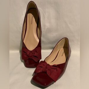 C. Paravano Aida size 9 red flats